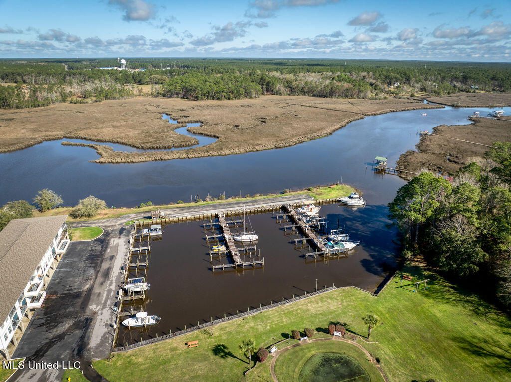 3230 Cumberland Road, Unit 6 Ocean Springs, MS 39564 - Photo 23 of 27 MARINA AND FORT BAYOU ARIAL