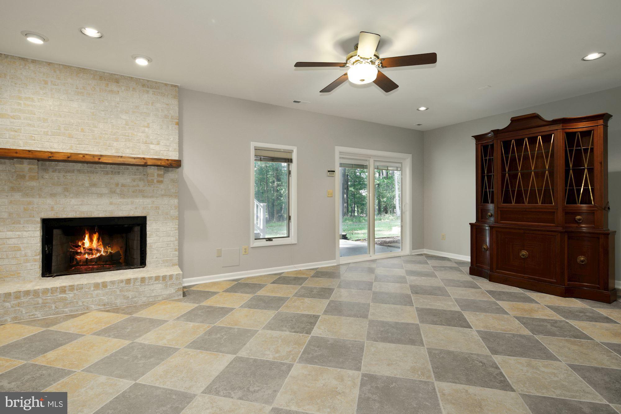 12320 Timber Grove Road Reisterstown, MD 21136 - Photo 23 of 34 Lower Level GREAT room w FP and Walkout!