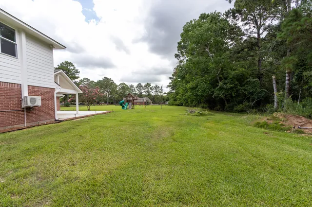 a view of a green field