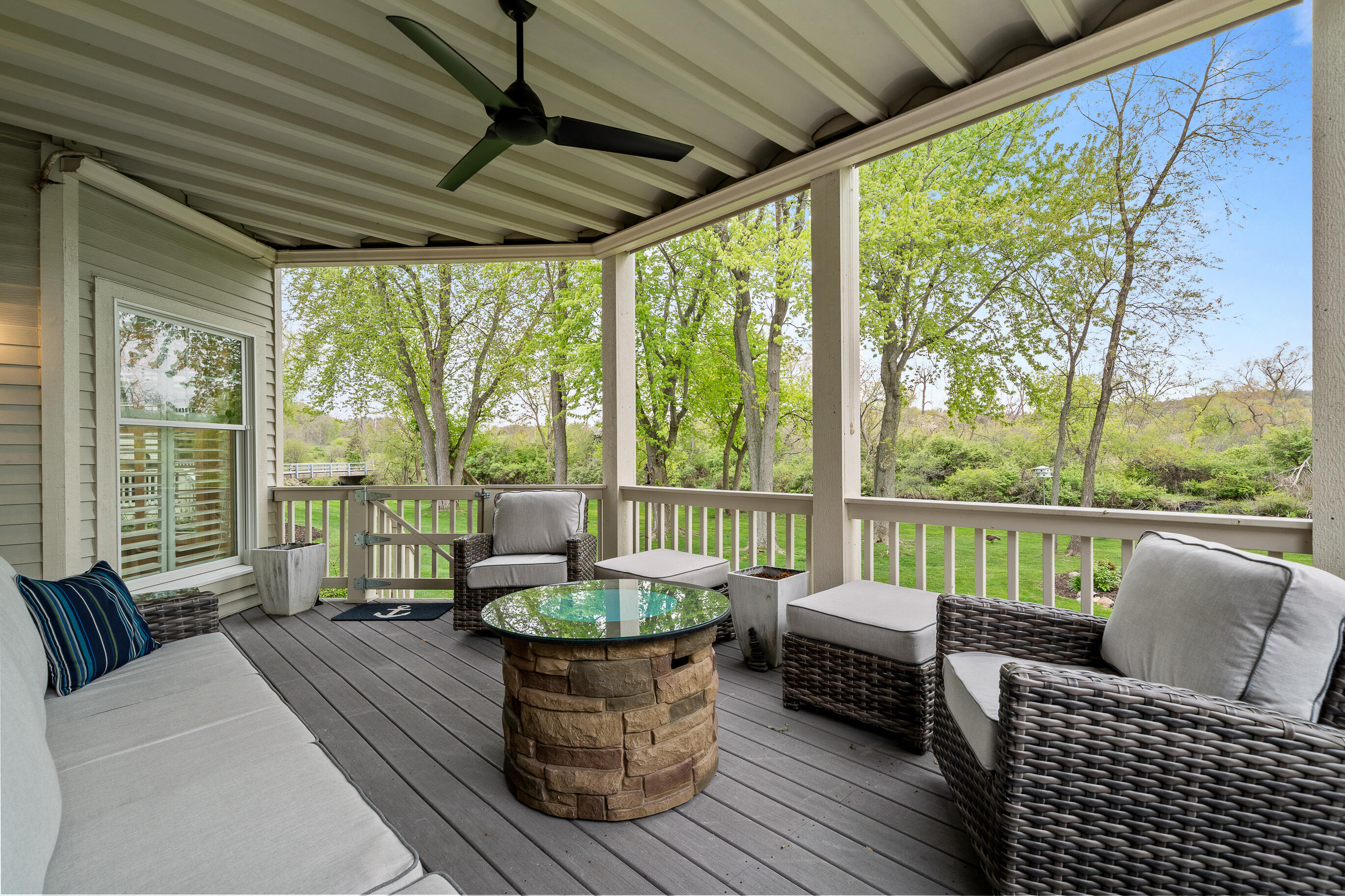 401 Abbey Ridge Court Fontana, WI 53125 - Photo 38 of 68 Covered Porch
