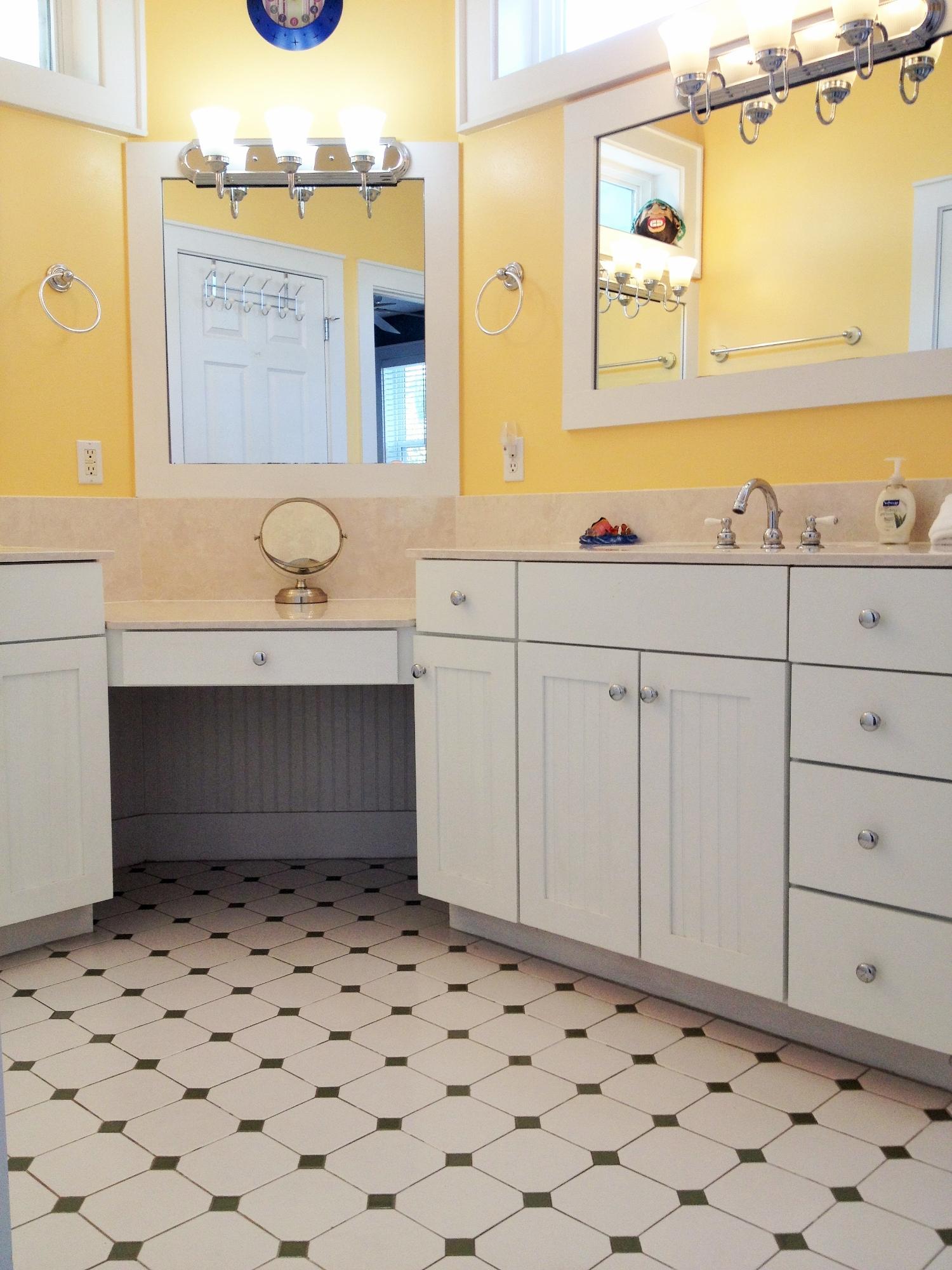 89 West Blue Crab Loop Inlet Beach Inlet Beach, FL 32461 - Photo 23 of 42 a bathroom with a sink a mirror and a shower