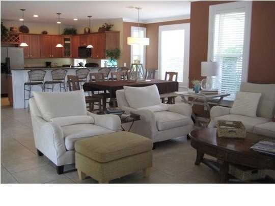 89 West Blue Crab Loop Inlet Beach Inlet Beach, FL 32461 - Photo 9 of 42 a living room with furniture and a large window
