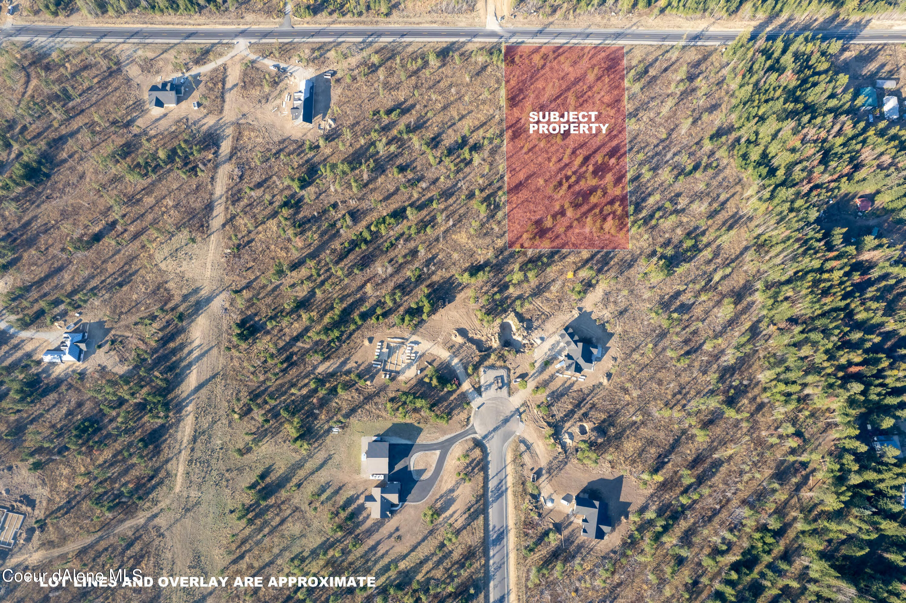 12664 East Howard Road Athol, ID 83801 - Photo 35 of 40 AERIAL OVERLAY