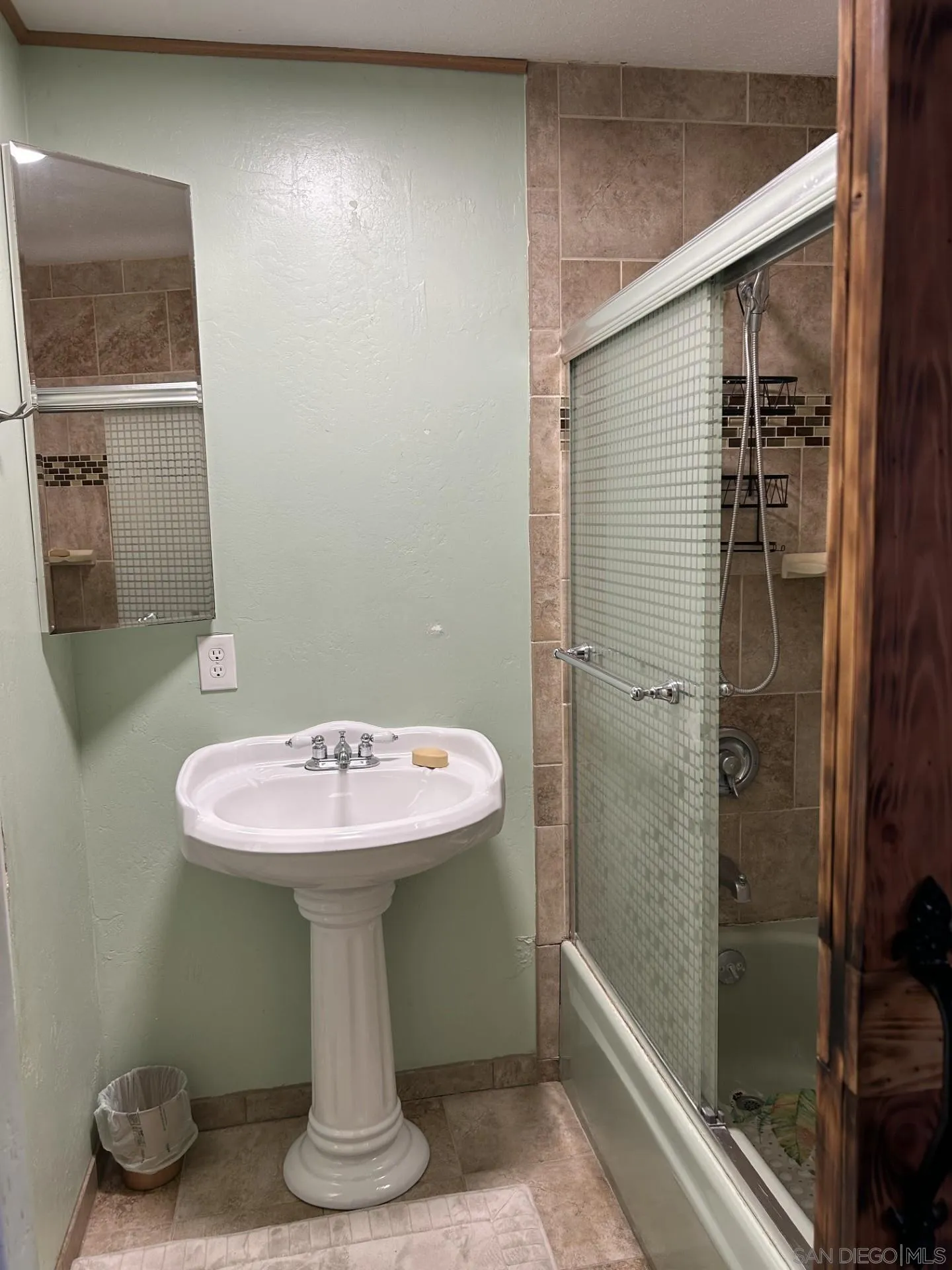 13300 Los Coches Road East, Unit 92 El Cajon, CA 92021 - Photo 14 of 21 a bathroom with a sink toilet and shower