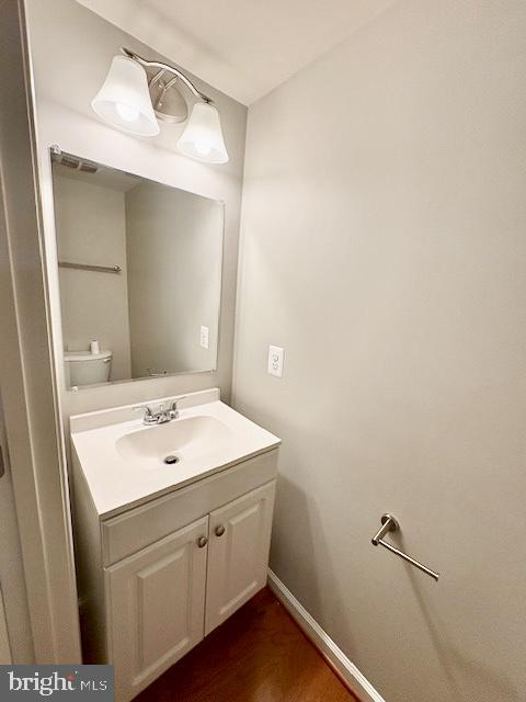 3542 Sprigg Street South Frederick, MD 21704 - Photo 5 of 34 a bathroom with a sink vanity and a mirror