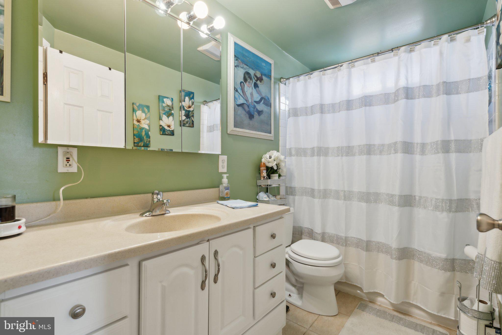 175 Seagull Drive Pasadena, MD 21122 - Photo 19 of 23 a bathroom with a sink and a mirror