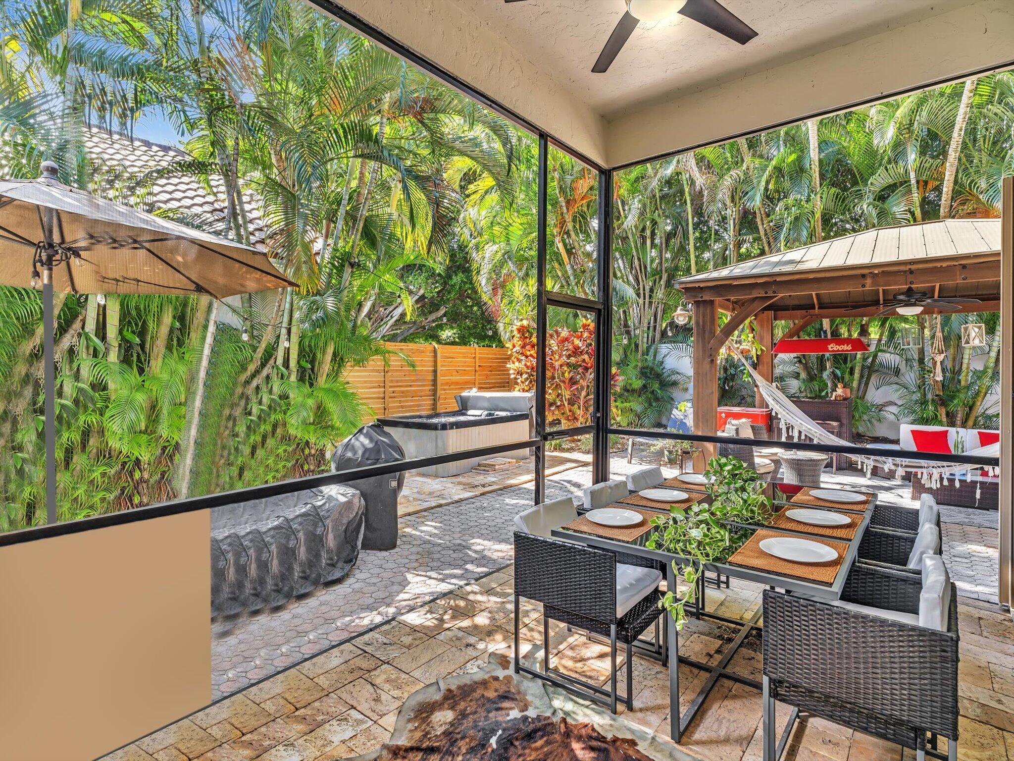 2486 Northwest 66th Drive Boca Raton, FL 33496 - Photo 35 of 80 a outdoor view with a sitting space