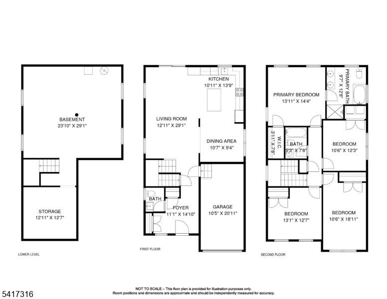 83 White Street Dover, NJ 07801 - Photo 26 of 26 a picture of a room with a white wall and picture of the wall