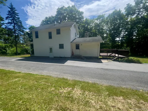 a view of a house with a outdoor space