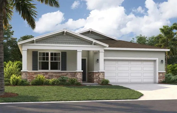 front view of house with a yard