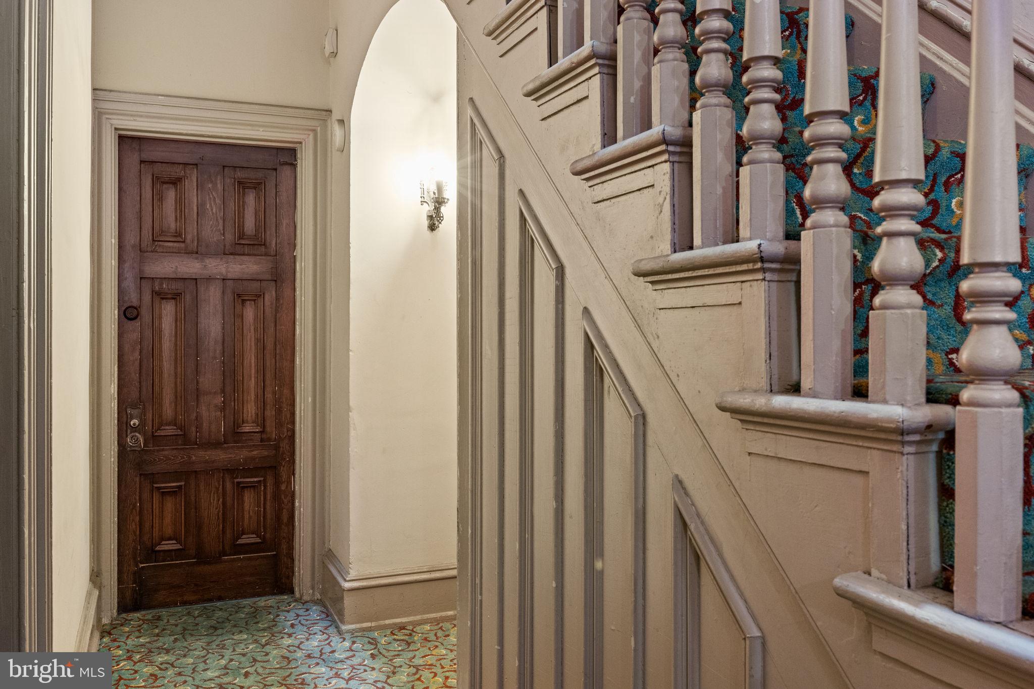 5911 Greene Street Philadelphia, PA 19144 - Photo 15 of 52 a view of an entryway with a fireplace