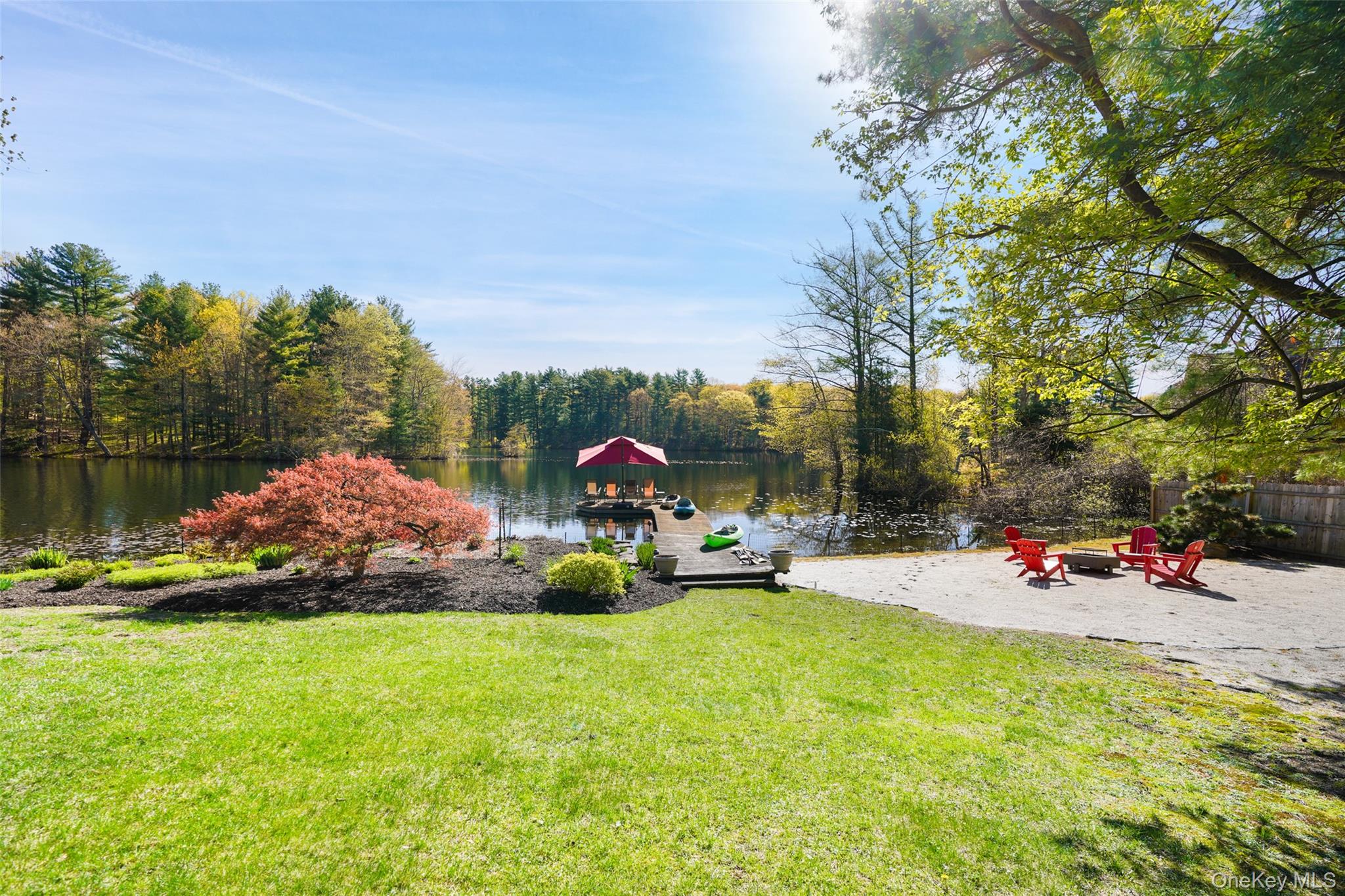 559 Pound Ridge Road Pound Ridge, NY 10576 - Photo 18 of 21 a view of yard with green space and seating area