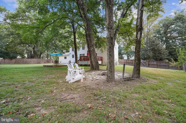 a view of a park with tree s