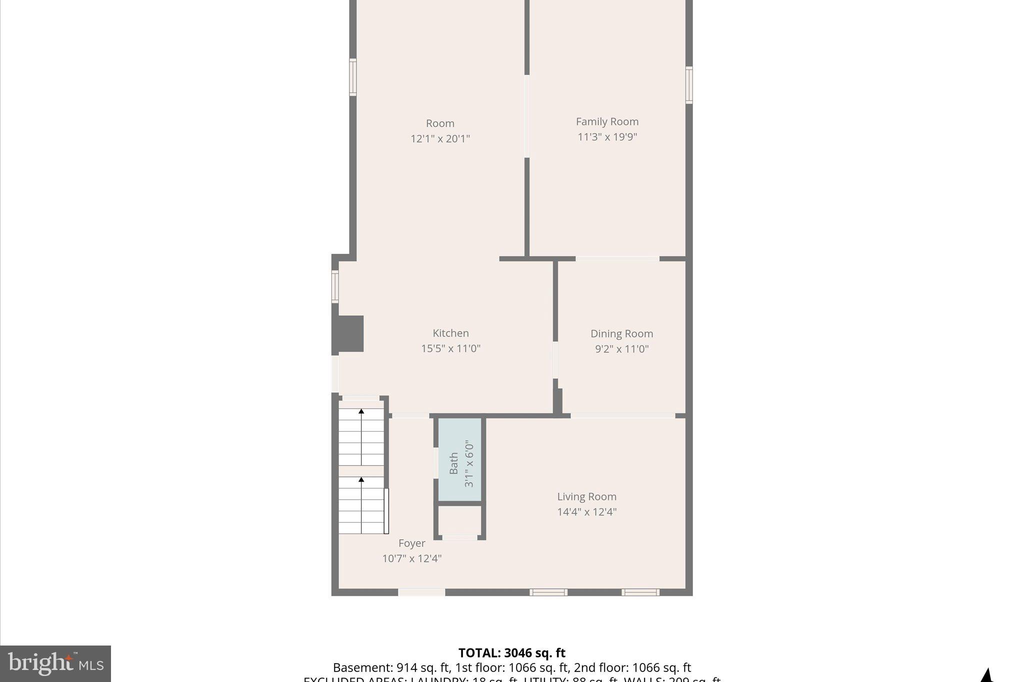 13511 Chevy Chase Court Chantilly, VA 20151 - Photo 50 of 57 a picture of a room with a floor and a white wall