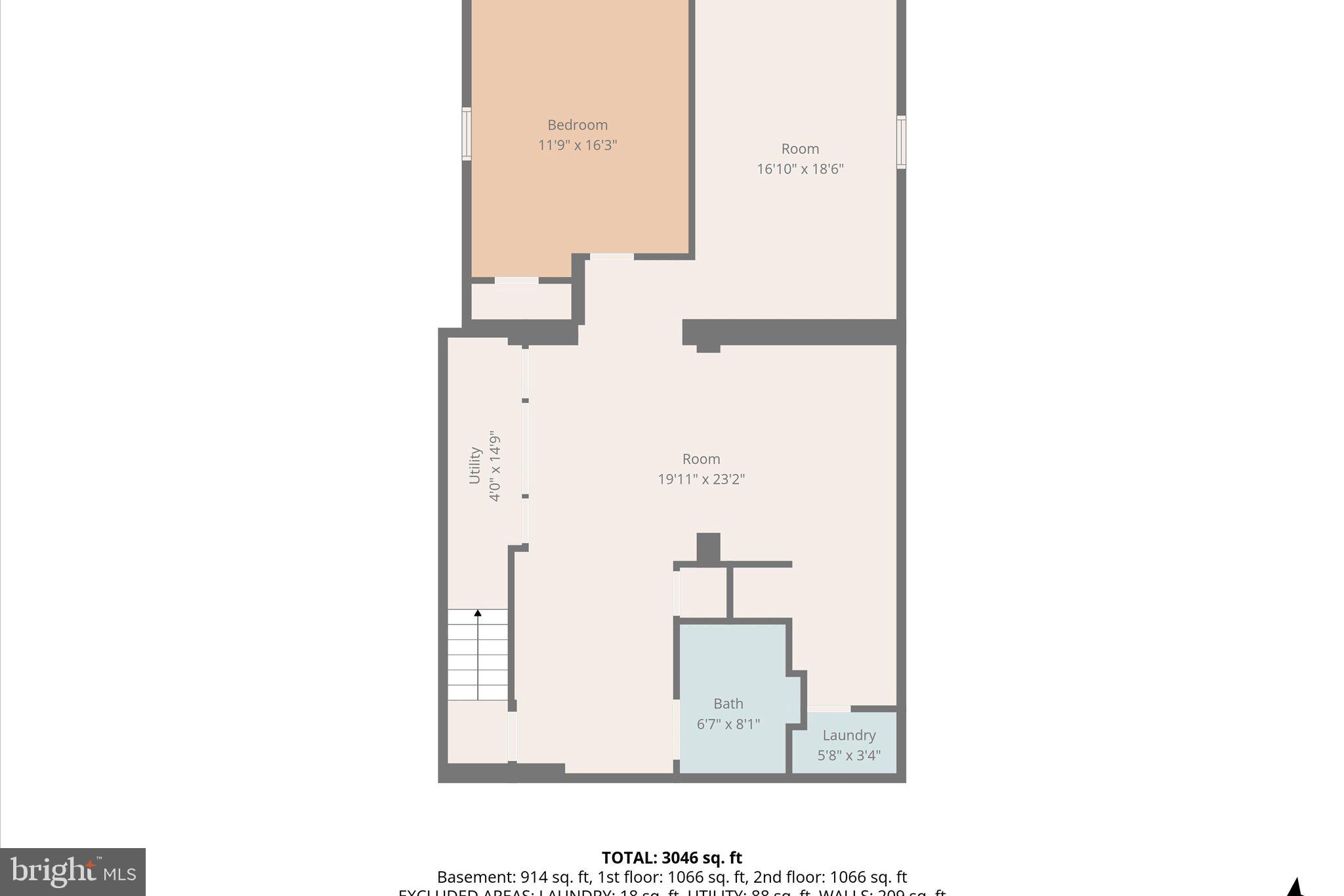 13511 Chevy Chase Court Chantilly, VA 20151 - Photo 52 of 57 a picture of a floor plan
