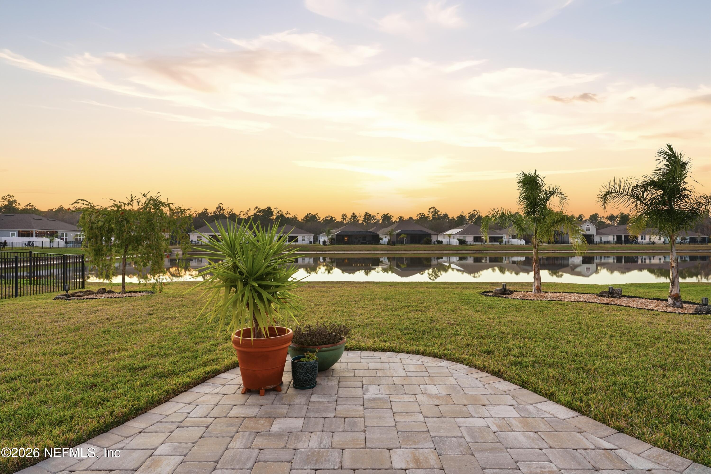 71 Gypsum Pl Street St. Augustine, FL 32086 - Photo 38 of 42 a view of a lake with a big yard