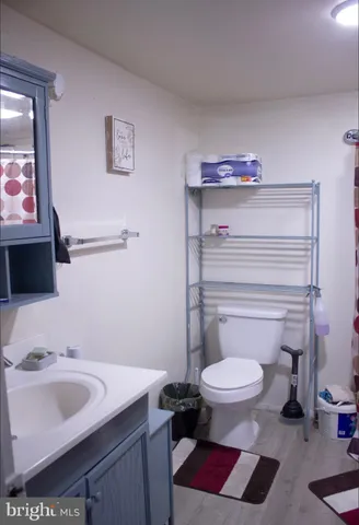 a bathroom with a sink and a toilet