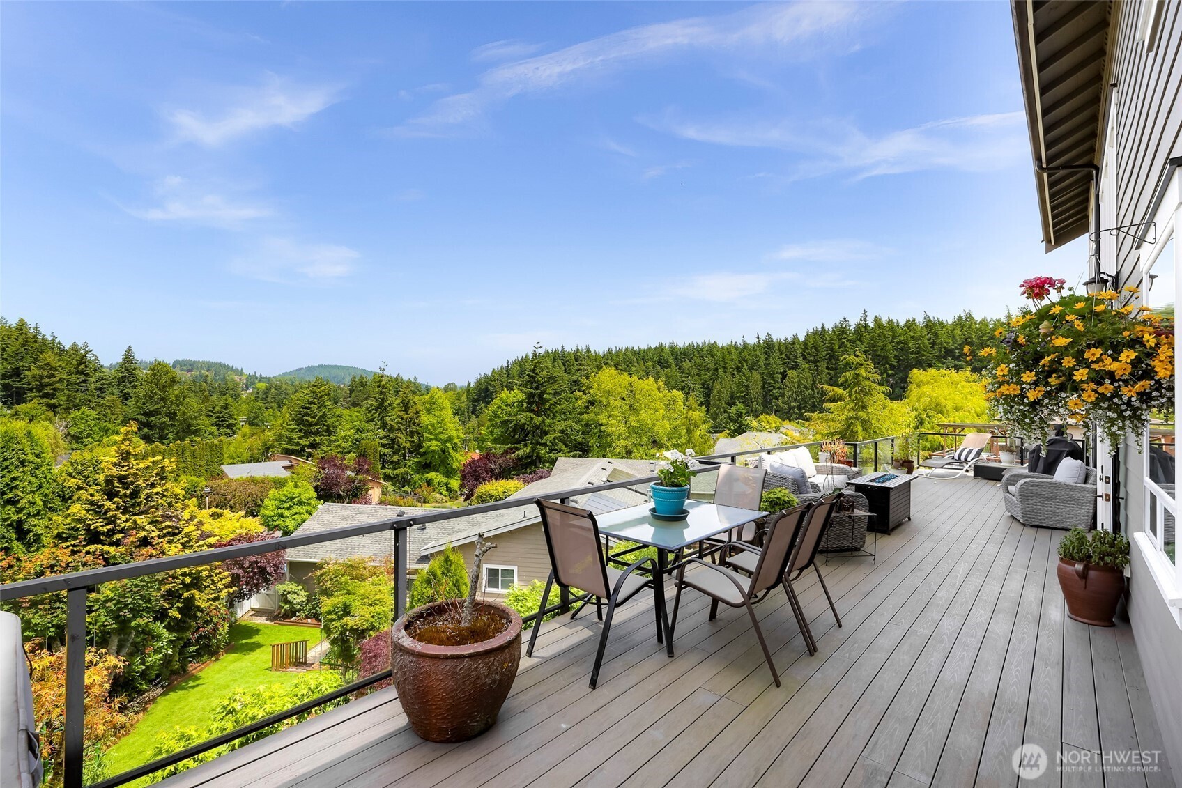 1301 Broad Street Bellingham, WA 98229 - Photo 39 of 40 a terrace with outdoor seating and city view
