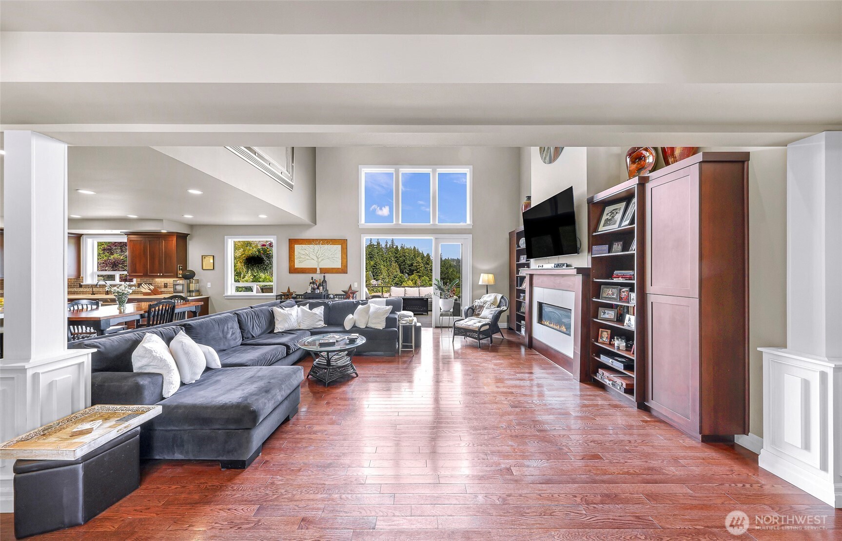 1301 Broad Street Bellingham, WA 98229 - Photo 8 of 40 a living room with furniture and a flat screen tv