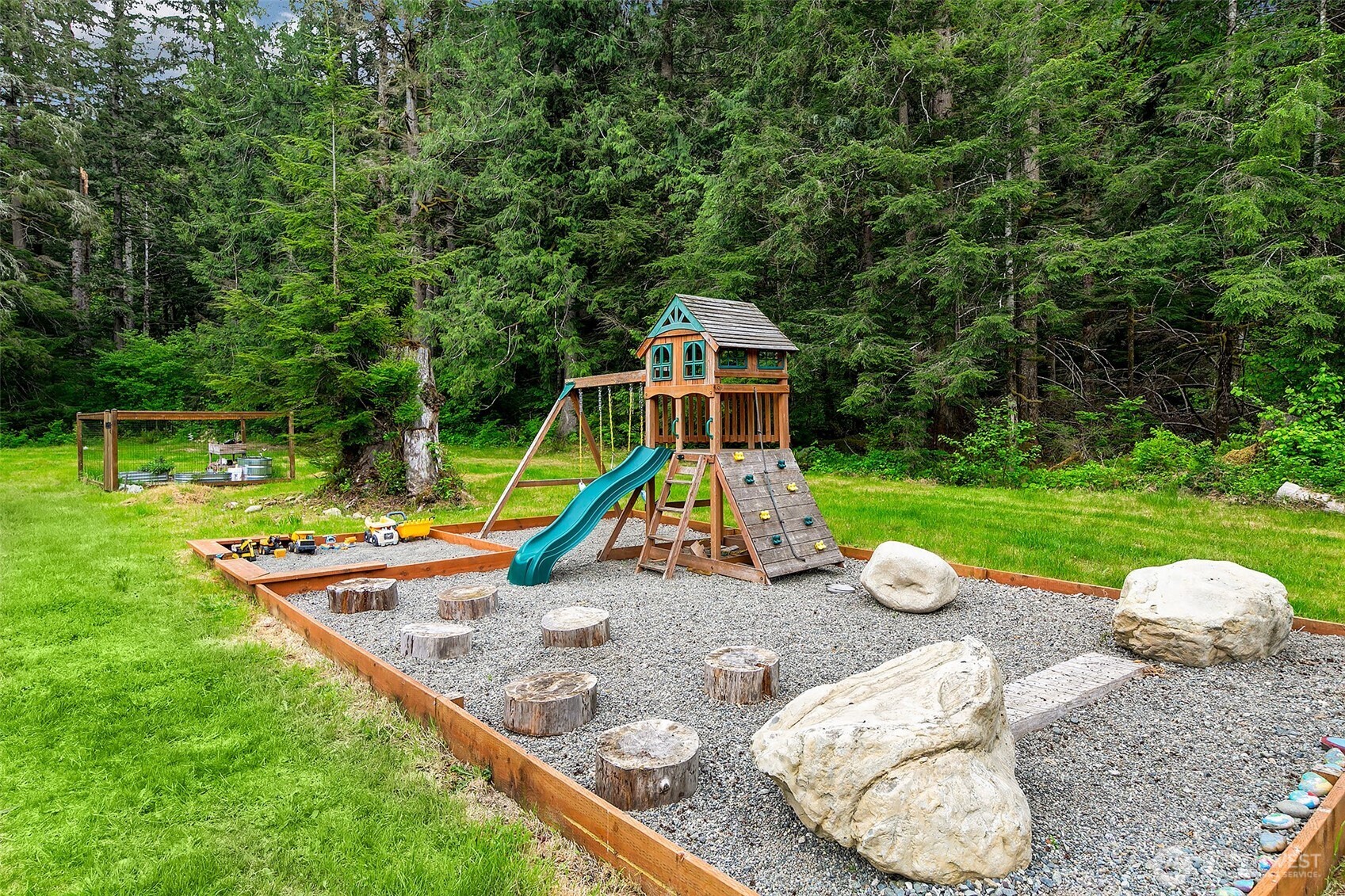 7538 Moon Valley Road Southeast North Bend, WA 98045 - Photo 38 of 40 a view of a park with slide