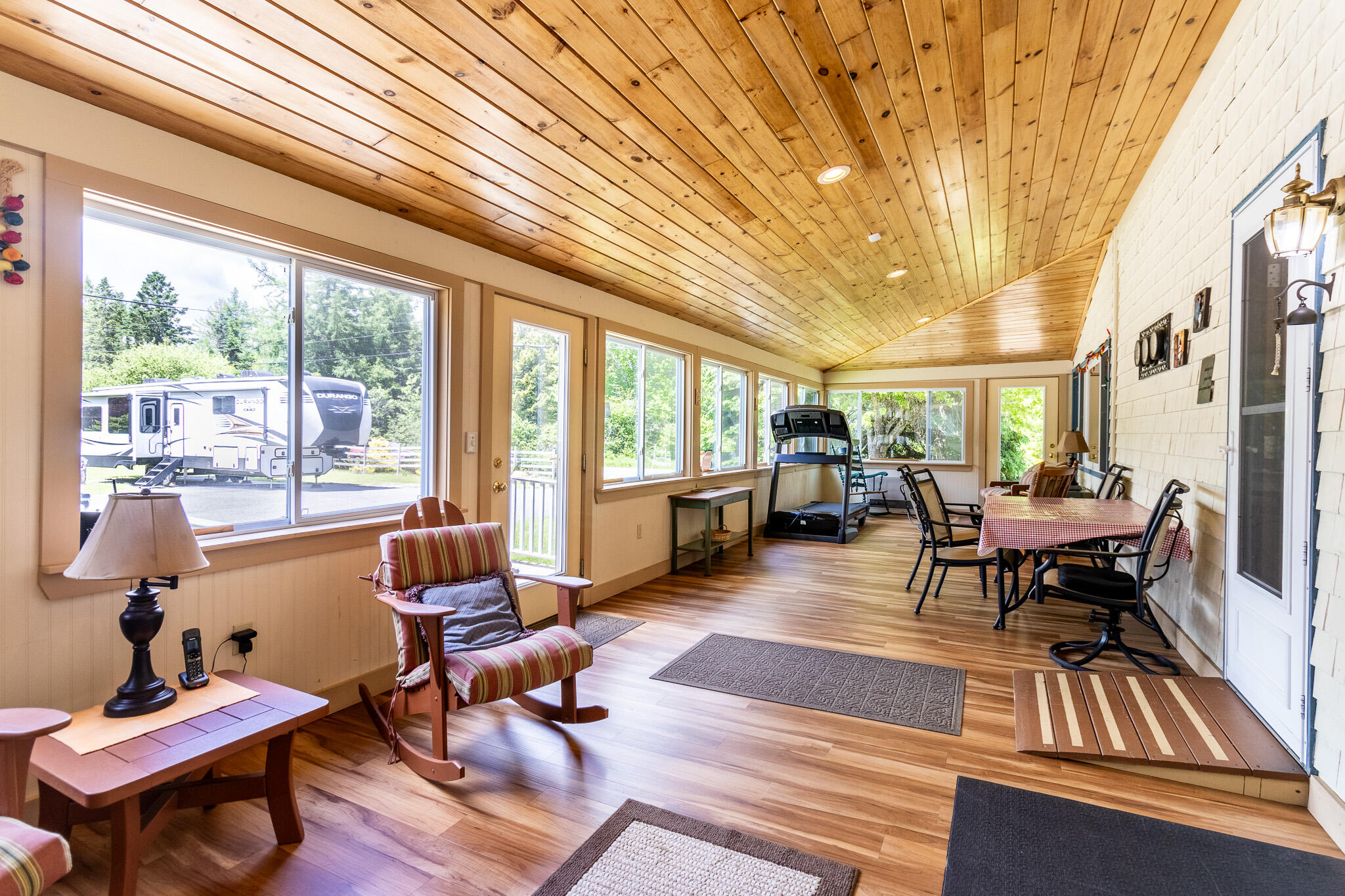 82 Station Road Jonesboro, ME 04648 - Photo 14 of 103 Sunroom from Outdoor Kitchen