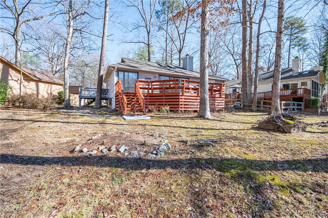 3022 3 Bridges Road Midlothian, VA 23112 - Photo 25 of 26 a view of a house with a yard covered with snow