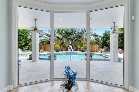 a view of front door