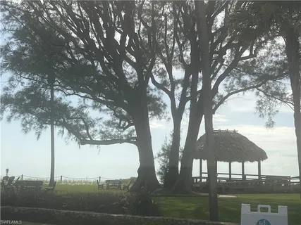a view of a terrace with chairs