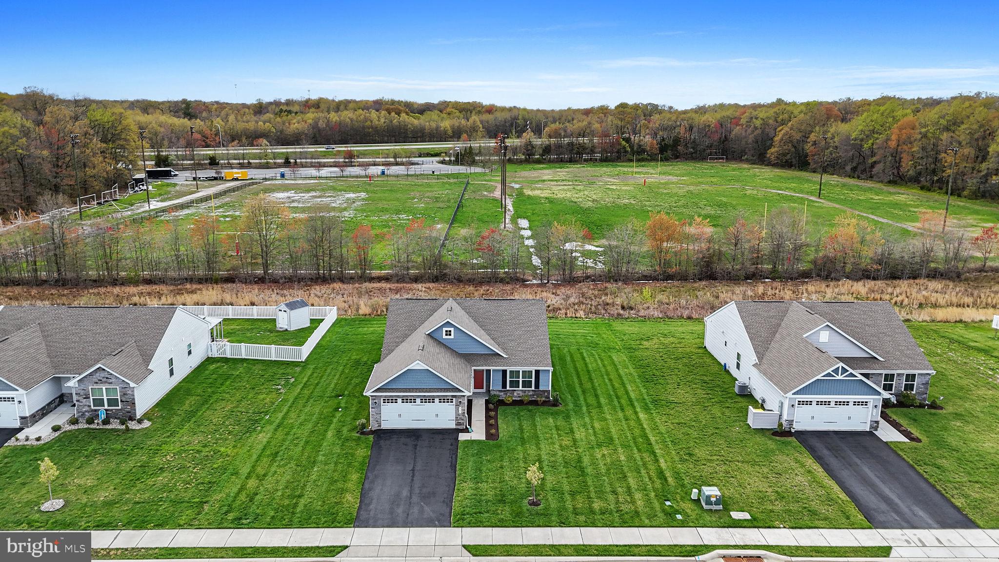 421 Laertes Drive Dover, DE 19901 - Photo 27 of 29 an aerial view of a house with a yard basket ball court and outdoor seating