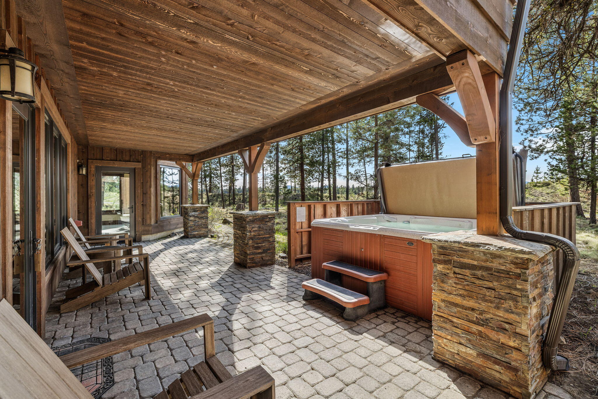 56373 Trailmere Circle Bend, OR 97707 - Photo 60 of 102 a outdoor space with patio lots of furniture