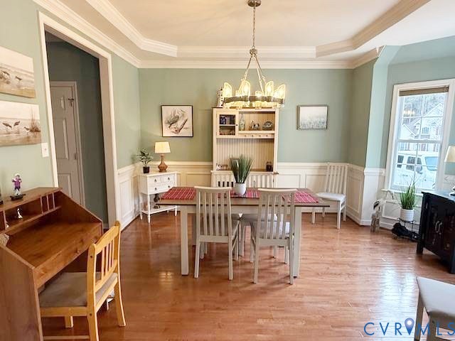 11283 Winding River Road Providence Forge, VA 23140 - Photo 11 of 28 Another view of the Dining area with new chandelie