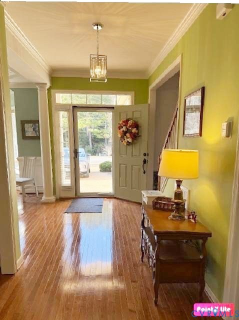 11283 Winding River Road Providence Forge, VA 23140 - Photo 22 of 28 Looking back at front door - hardwood floors, crow
