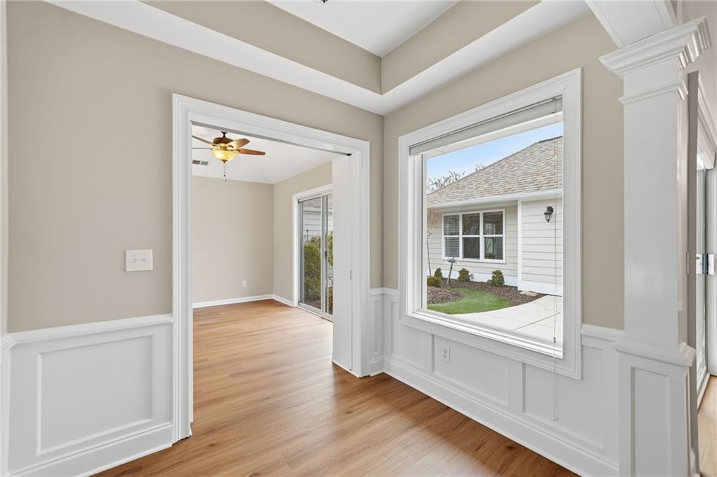 309 Jessica Way Canton, GA 30114 - Photo 8 of 27 a view of an entryway with wooden floor and a window
