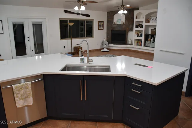 a room with storage and utility