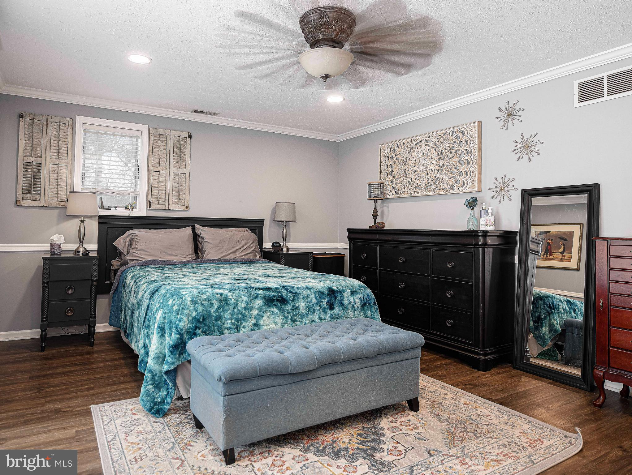 1221 Prospect Mill Road Bel Air, MD 21015 - Photo 29 of 81 a bedroom with a bed and wooden floor