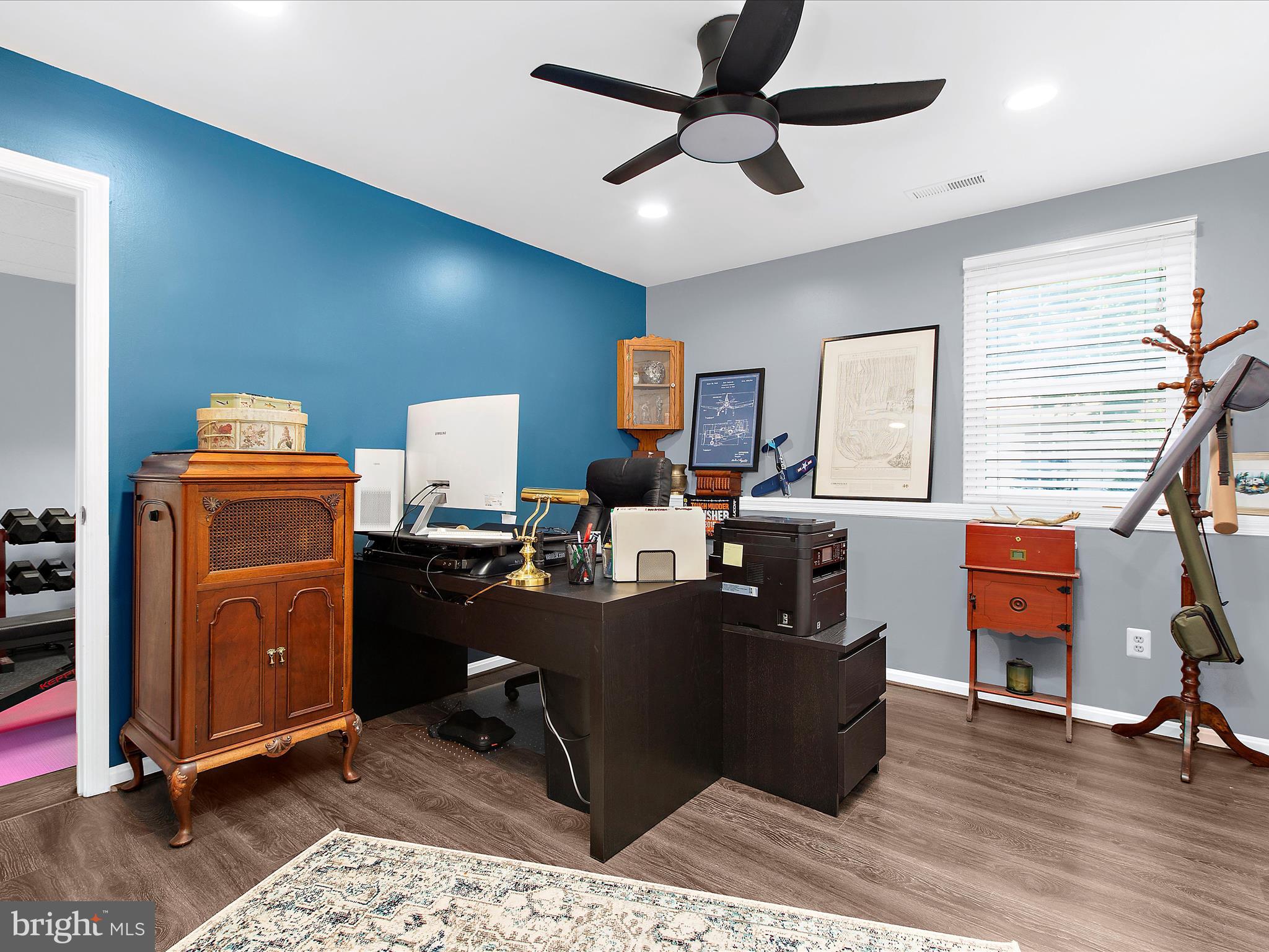 1217 Somerset Road Severn, MD 21144 - Photo 39 of 86 a view of a workspace with furniture and a window
