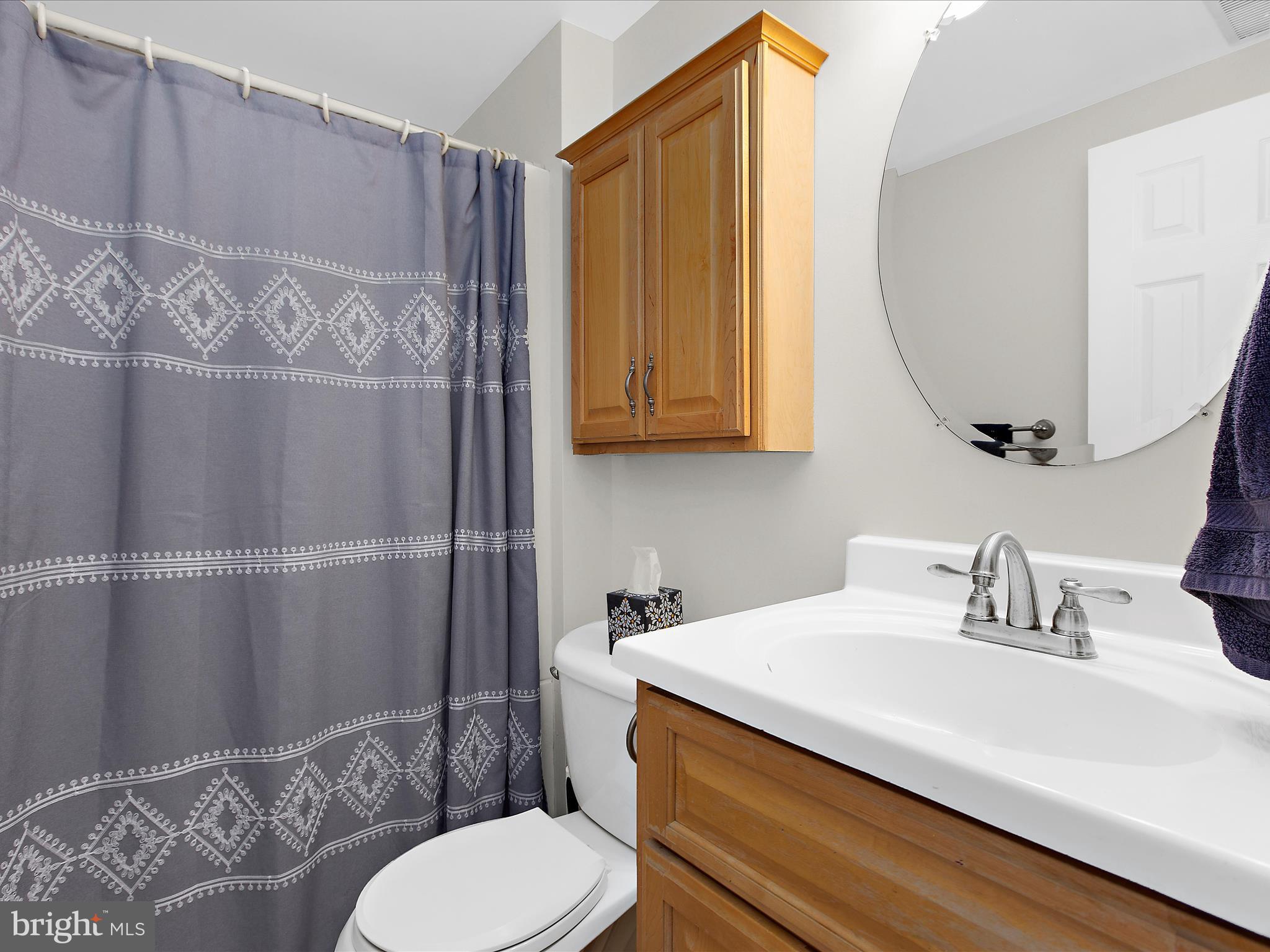 1217 Somerset Road Severn, MD 21144 - Photo 43 of 86 a bathroom with a sink a toilet and mirror