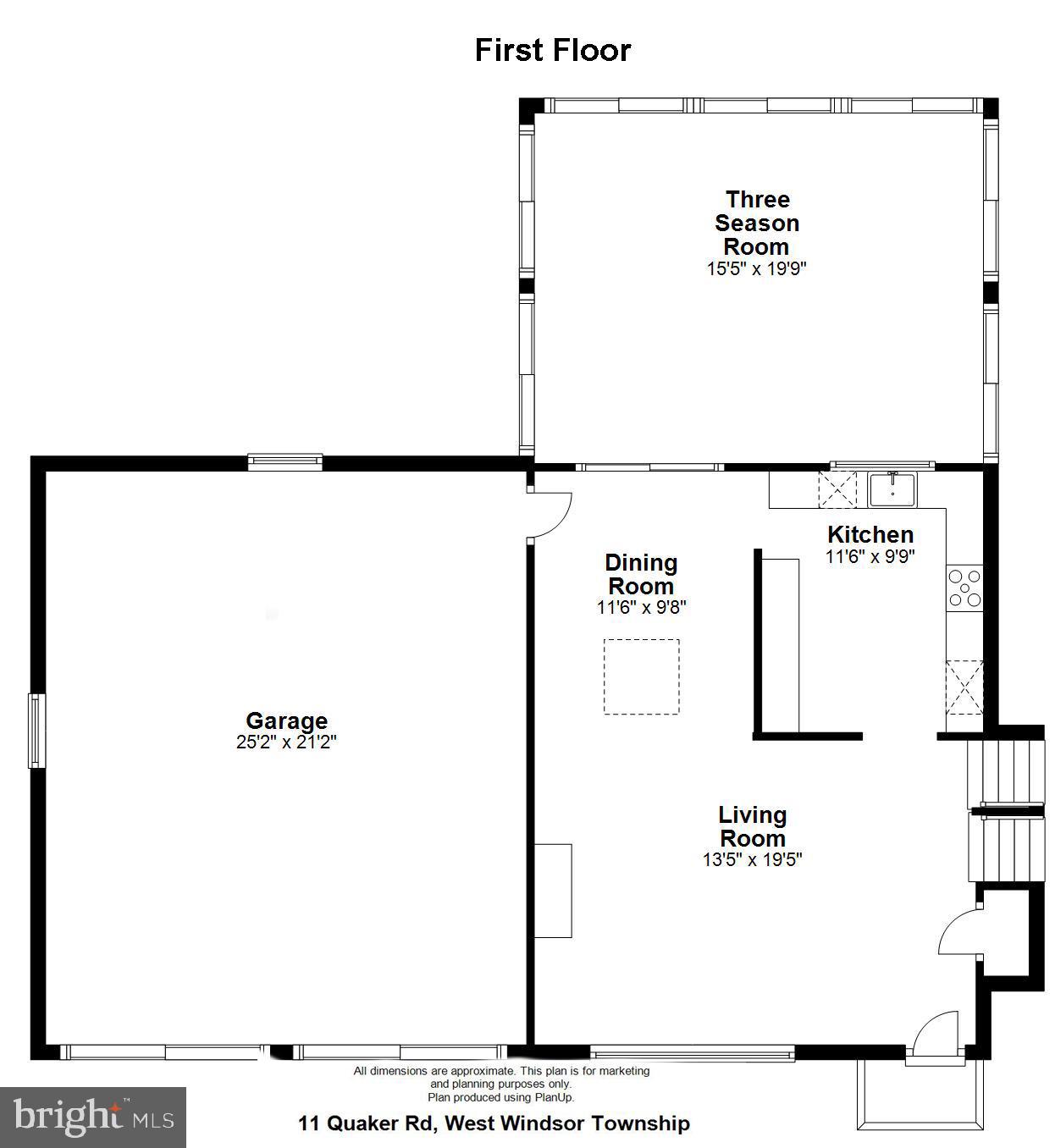 11 Quaker Road Princeton Junction, NJ 08550 - Photo 73 of 75 Main Level - Floor Plan
