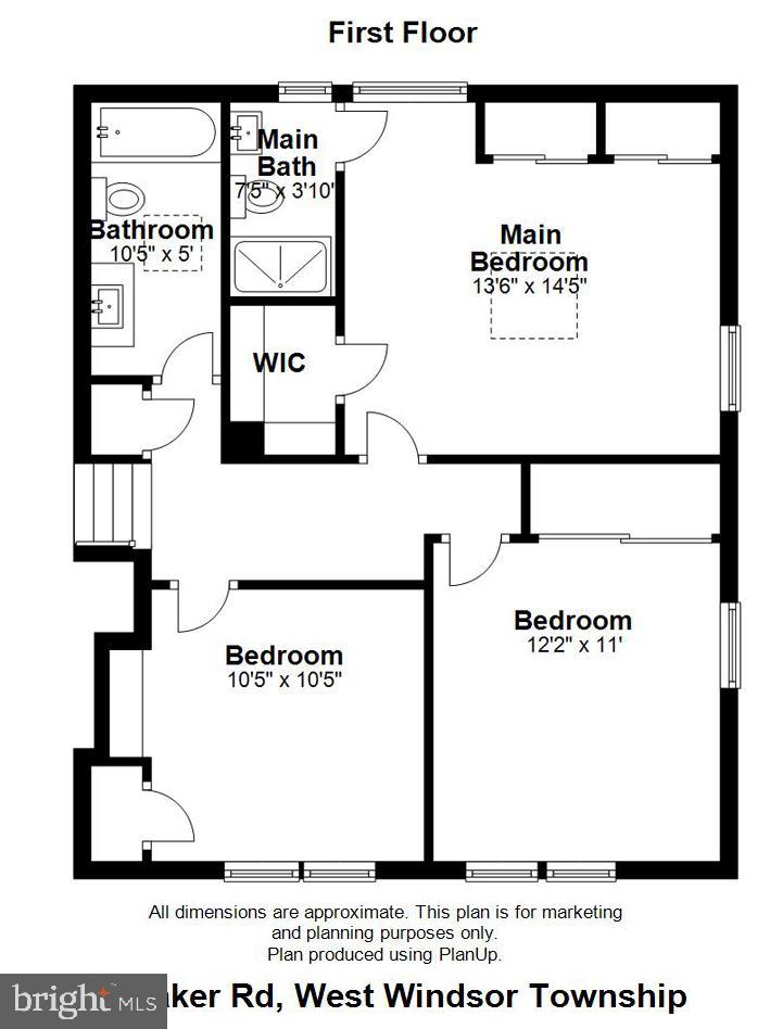 11 Quaker Road Princeton Junction, NJ 08550 - Photo 74 of 75 2nd Level - Floor Plan