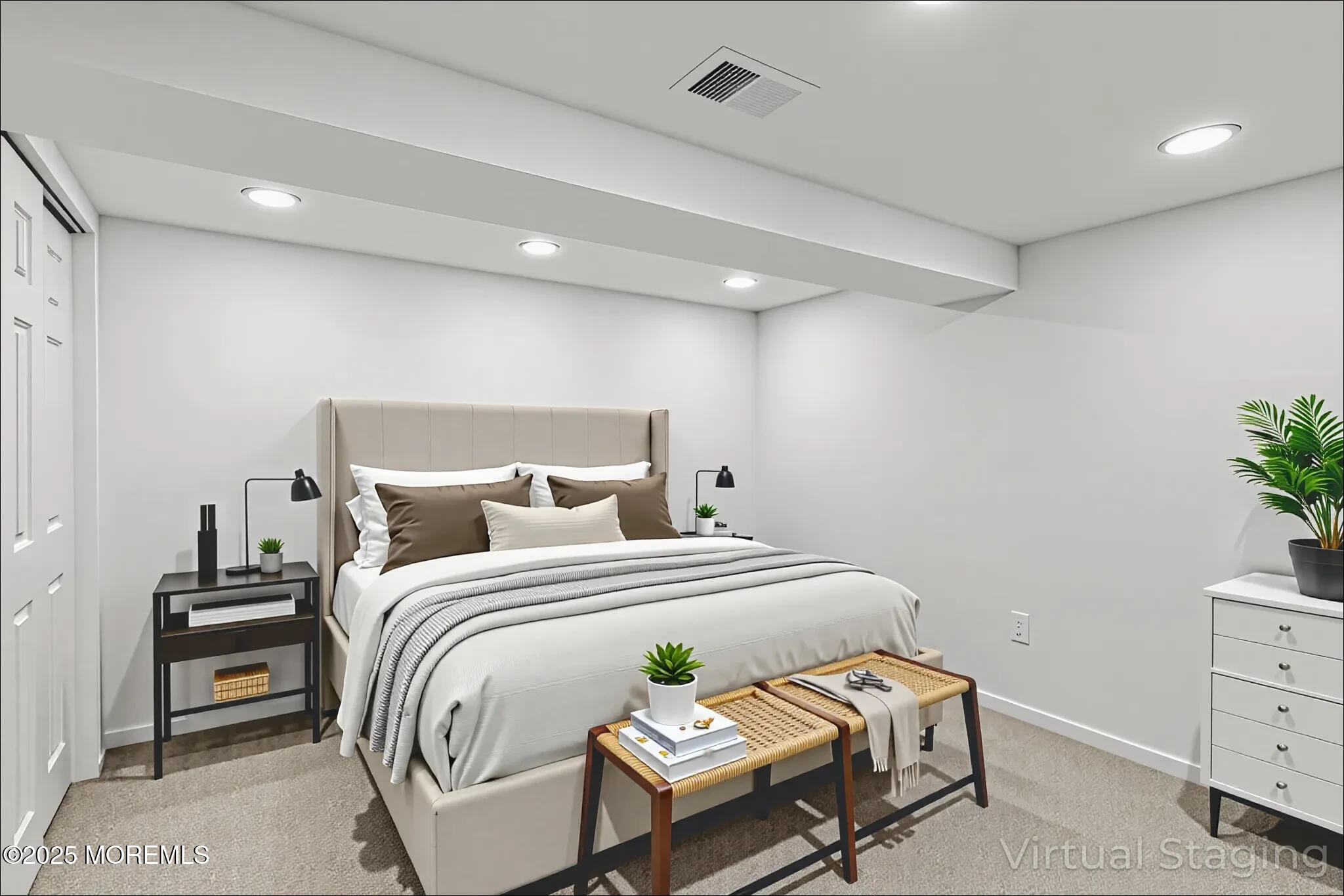 3 Duke Lane Hazlet, NJ 07730 - Photo 19 of 50 VIRTUALLY STAGED BASEMENT BEDROOM