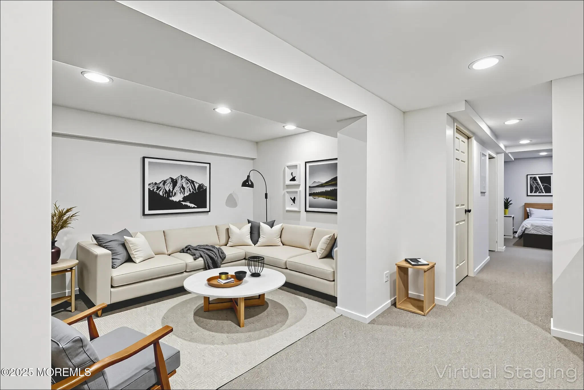3 Duke Lane Hazlet, NJ 07730 - Photo 20 of 50 a living room with furniture and a view of kitchen
