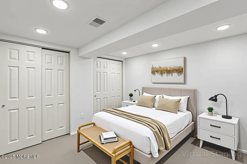 3 Duke Lane Hazlet, NJ 07730 - Photo 24 of 50 VIRTUALLY STAGED LOWER LEVEL BEDROOM