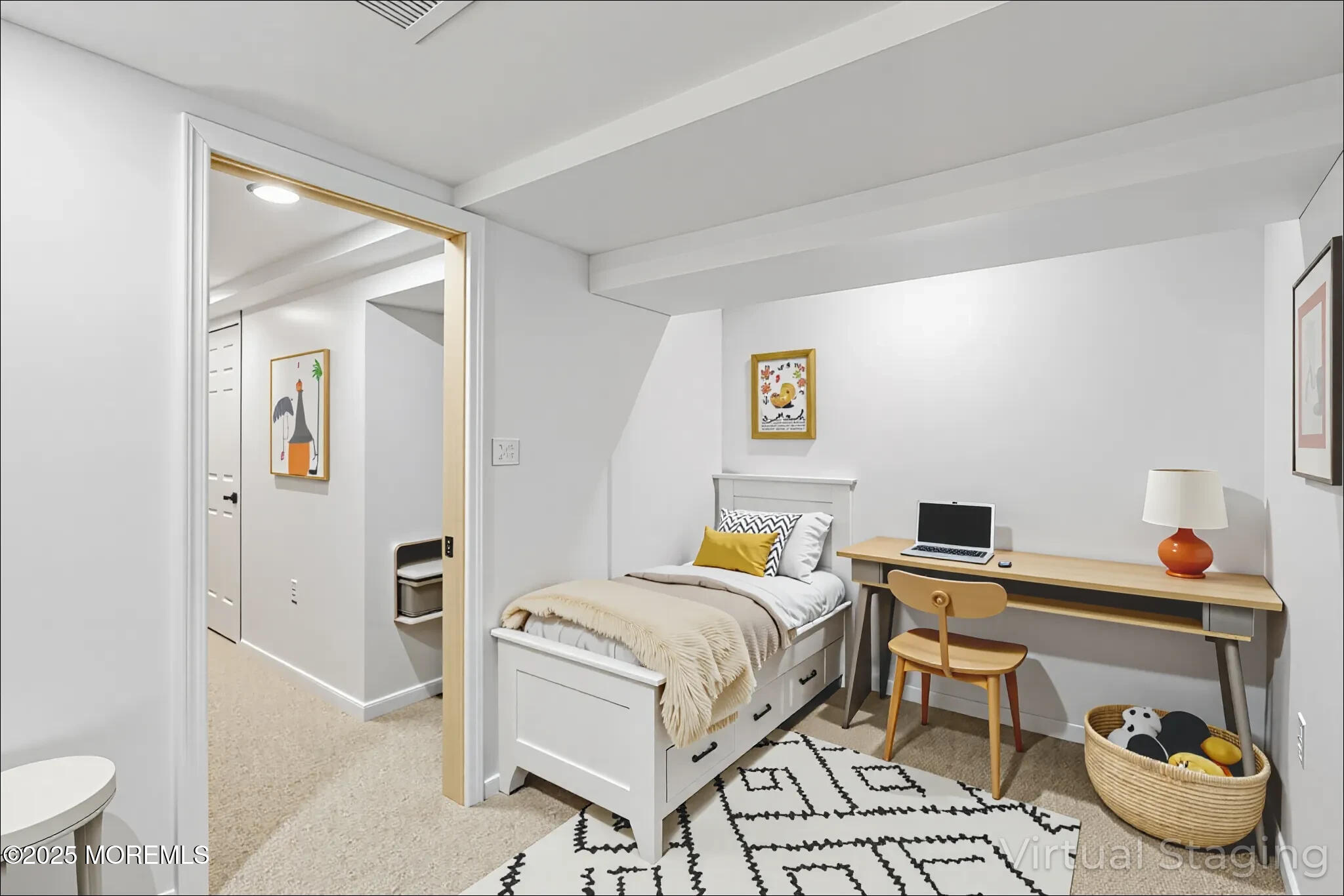 3 Duke Lane Hazlet, NJ 07730 - Photo 34 of 50 a bedroom with a bed and wooden floor