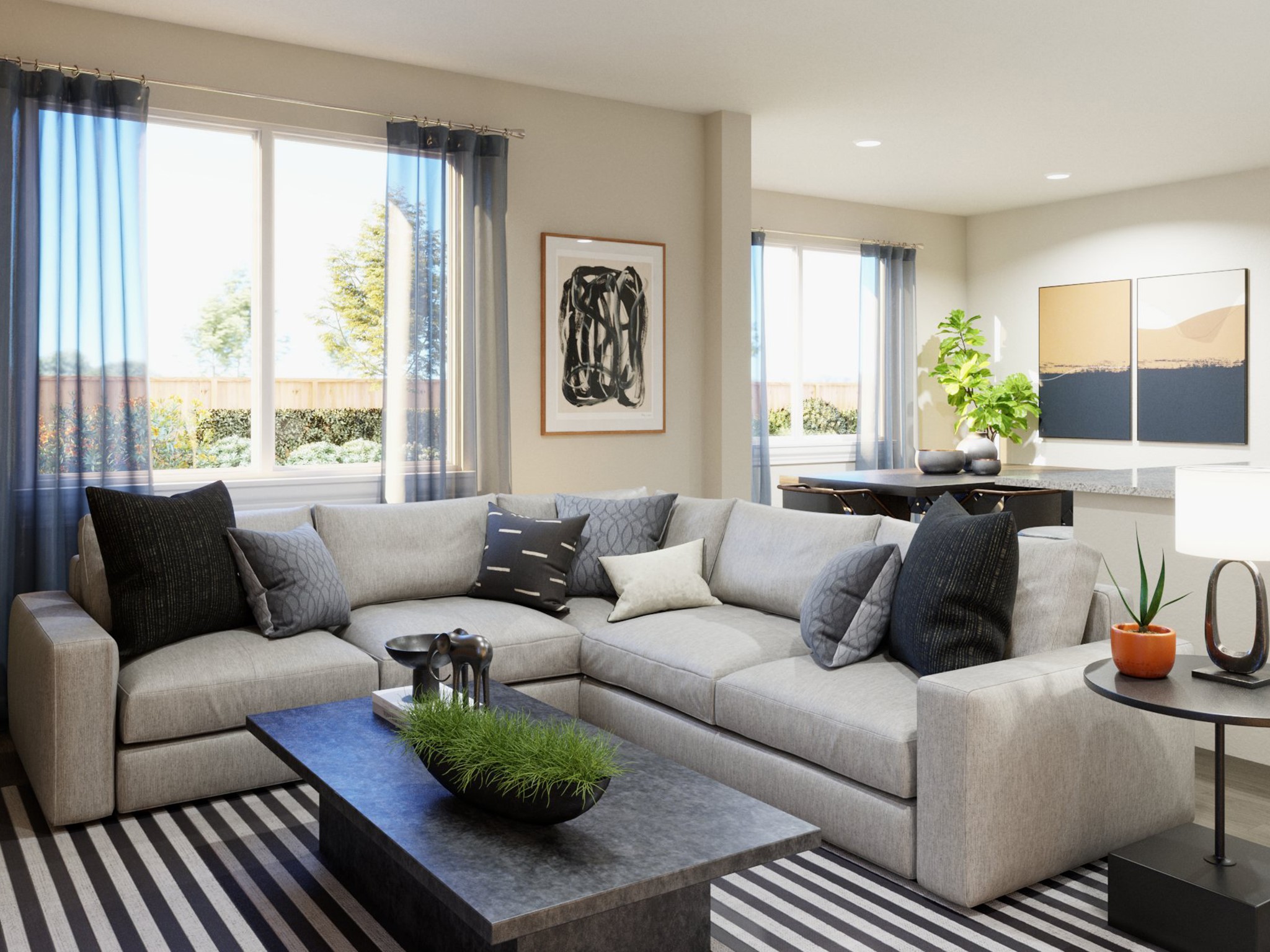13635 Kit Run Splendora, TX 77372 - Photo 14 of 32 a living room with furniture and a large window