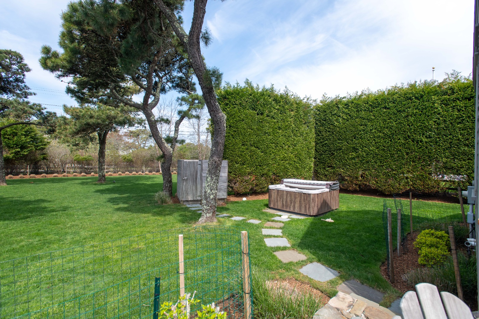 146 Surfside Road Nantucket, MA 02554 - Photo 41 of 43 a view of a garden with plants
