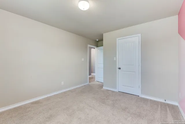 a view of an empty room