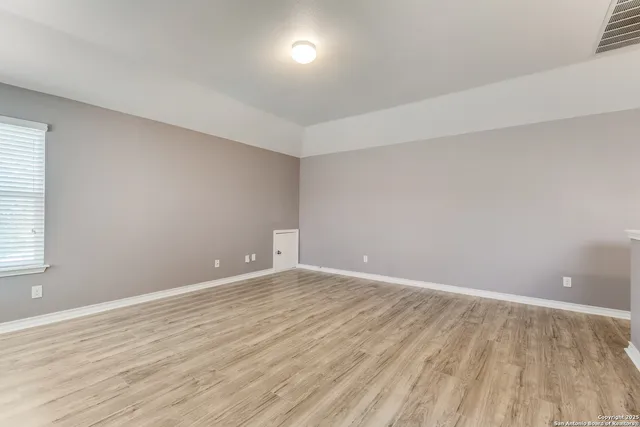 wooden floor in a room