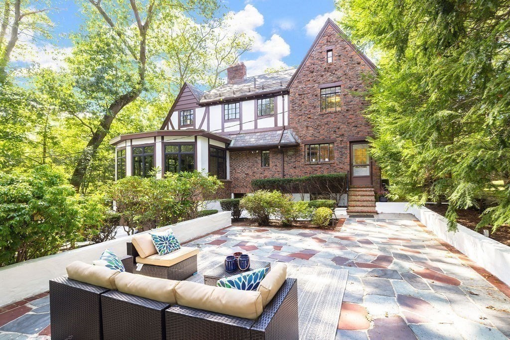 1069 West Roxbury Parkway Brookline, MA 02467 - Photo 24 of 27 a view of a house with a patio