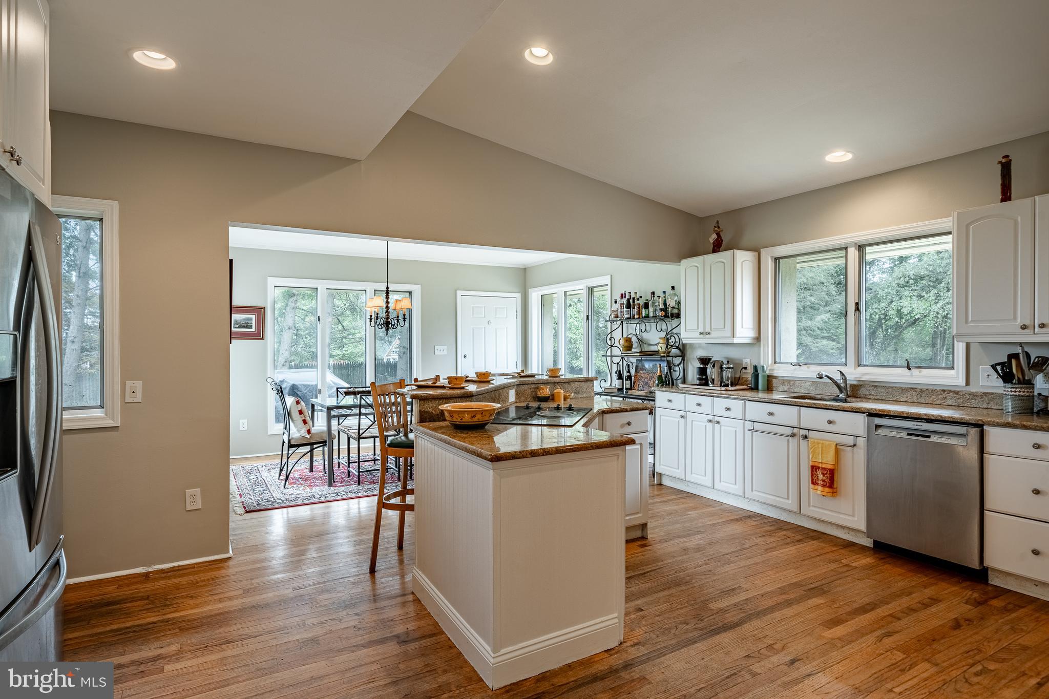 763 Denton Hollow Road West Chester, PA 19382 - Photo 19 of 80 a kitchen with counter top space and wooden floor