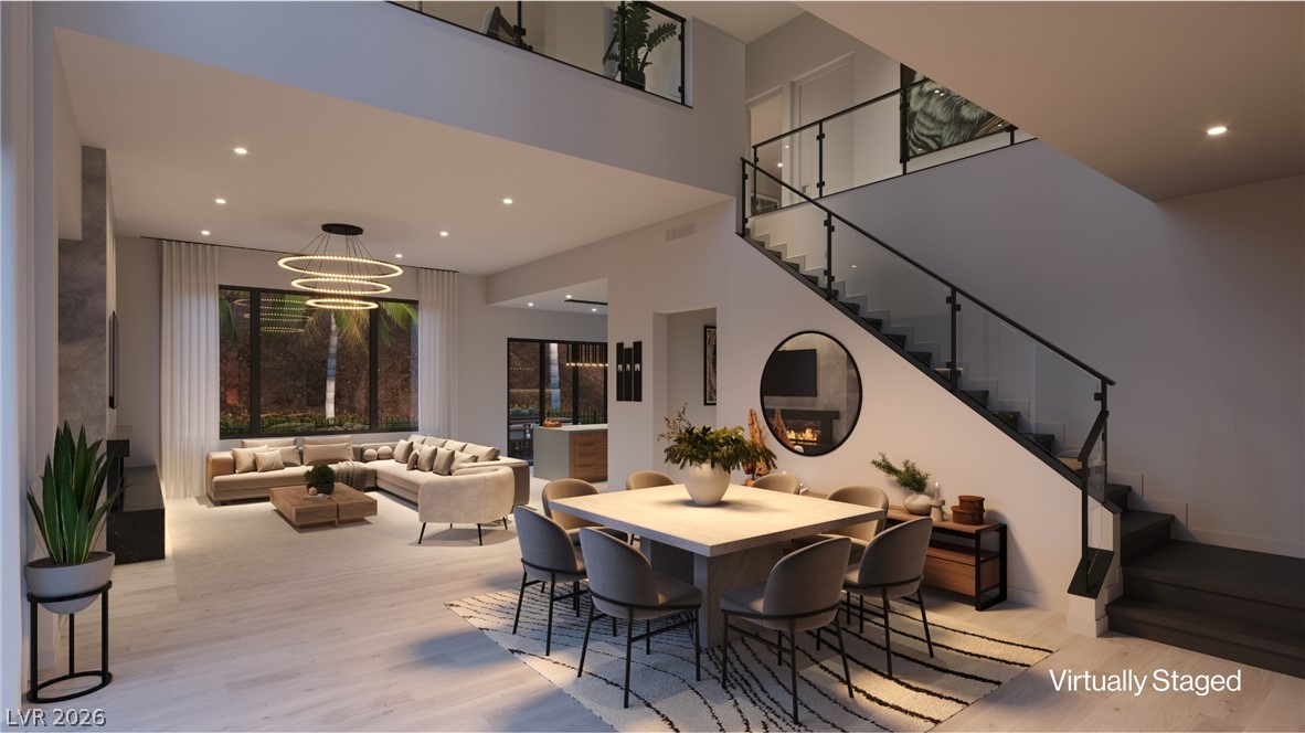 507 Overlook Rim Drive Henderson, NV 89012 - Photo 4 of 22 When you walk in the front door, the high ceilings provide an open feeling for the dining room and great room.